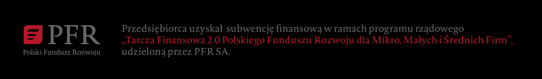 Tarcza Finansowa 2.0 PFR